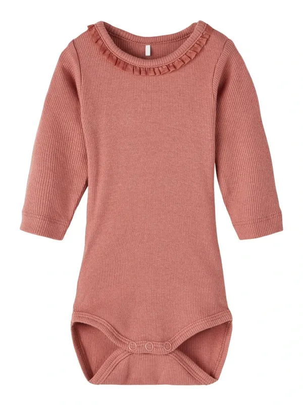NAME IT BABY romper + legging MAHOGANY