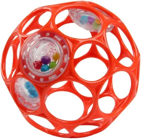 Oball Rattle 10 cm Rammelaar Rood