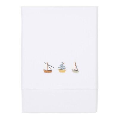 Little dutch Ledikant geborduurd Sailors Bay Little dutch Ledikant geborduurd Sailors Bay
