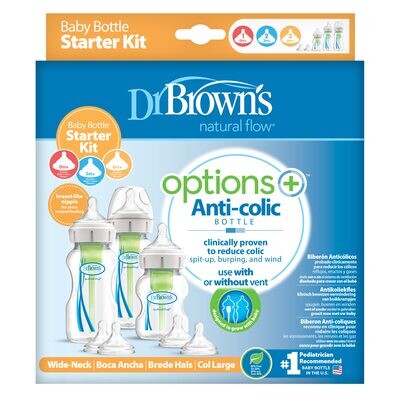 Dr. Brown’s Options+ Anti-colic Bottle | Brede halsfles 150 ml