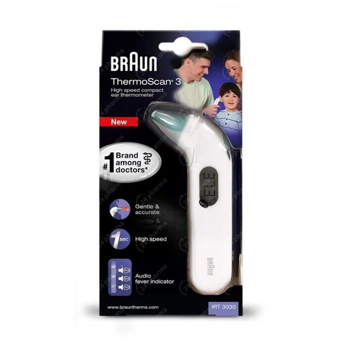 Braun Thermoscan 4 Infrarood Oorthermometer IRT3030 1 Stuk