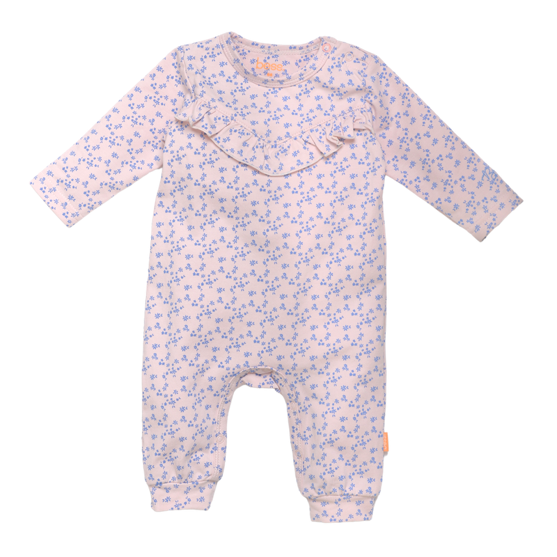 BESS SUIT AOP BLUE FLOWERS-DESSIN