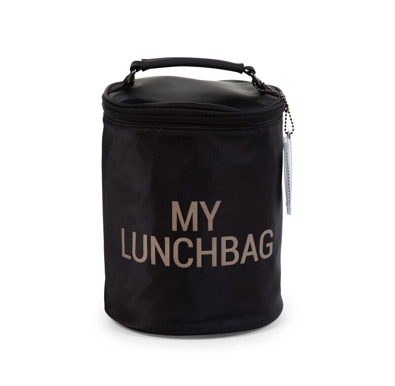 Childhome MY LUNCHBAG - MET ISOLERENDE VOERING - ZWART GOUD