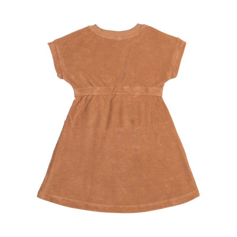 Lässig ​Badstof Jurk Kids, Caramel