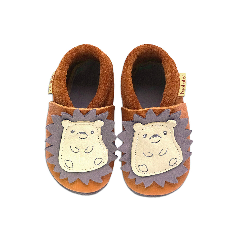 Baobaby babyschoentjes met zachte zool Spikey curry