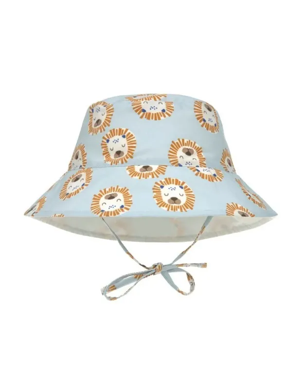Lassig Sun Protection Bucket Hat Lion Powder Blue