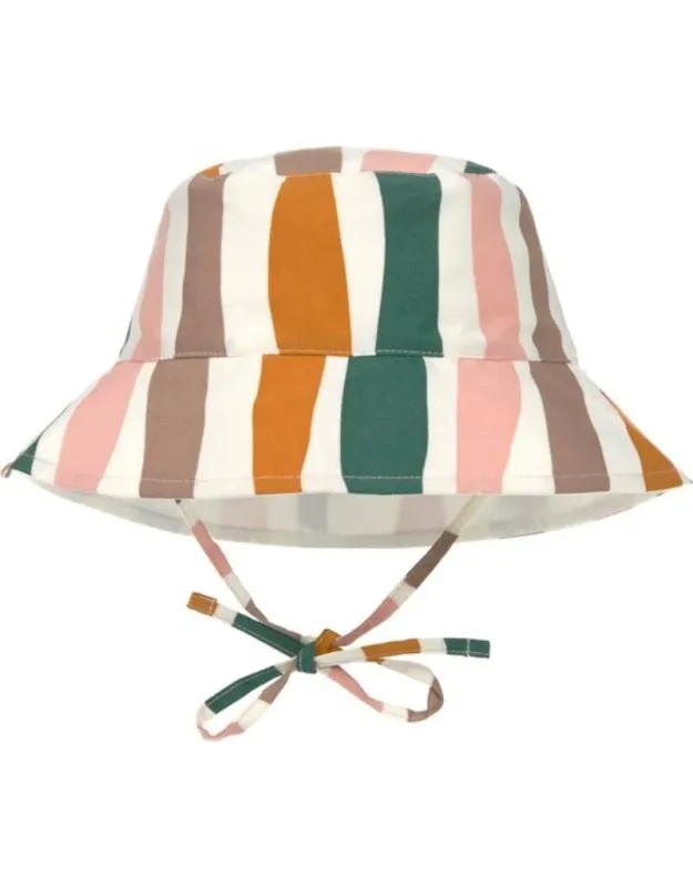 Lassig Sun Protection Bucket Hat Waves pink/nature