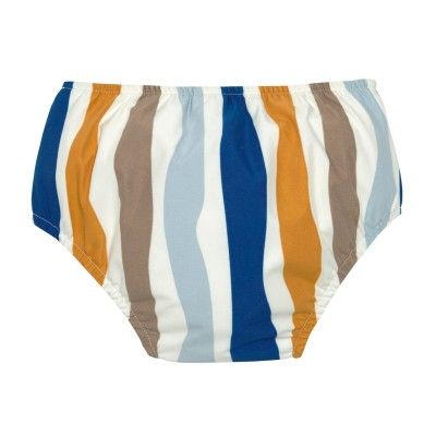 Lässig Gestreepte zwemluier - Swim diaper waves blue/nature