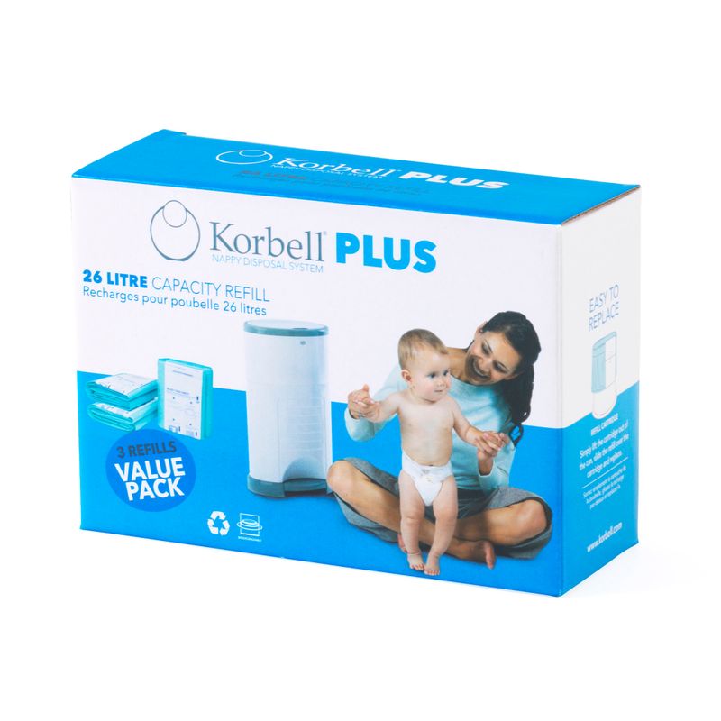 Korbell - KORBELL PLUS refill, 3 Pack