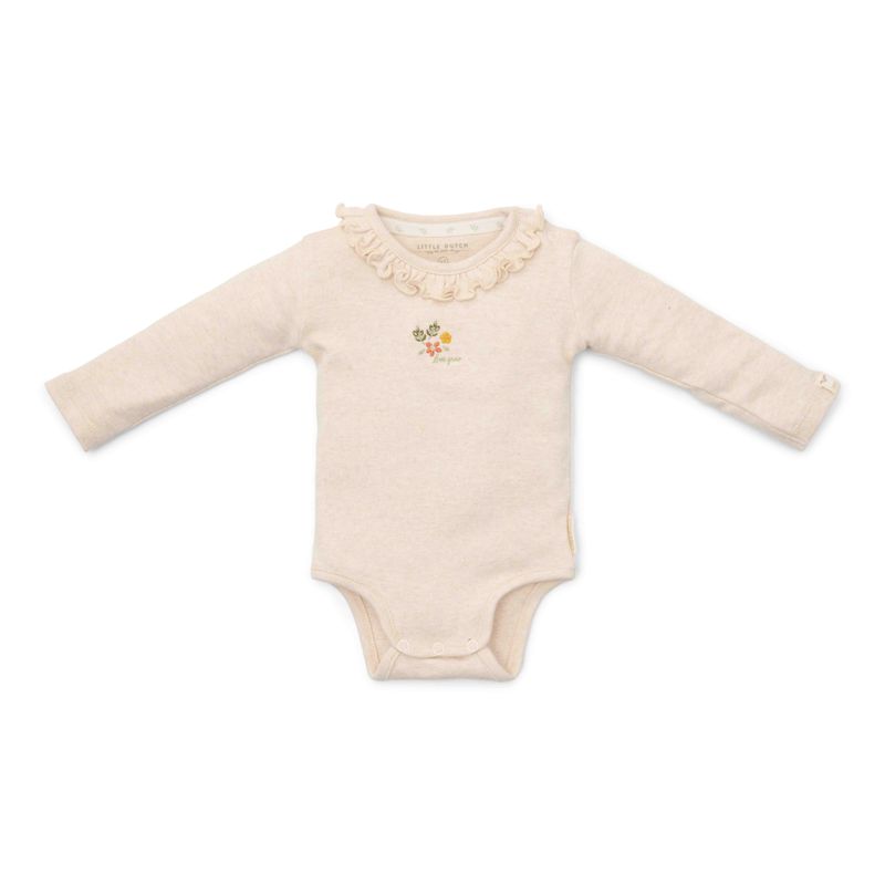 Little Farm Romper lange mouw Sand Melange