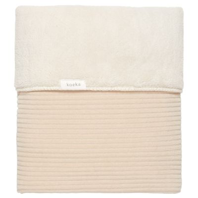Koeka Eenpersoonsdeken Teddy Vik sand