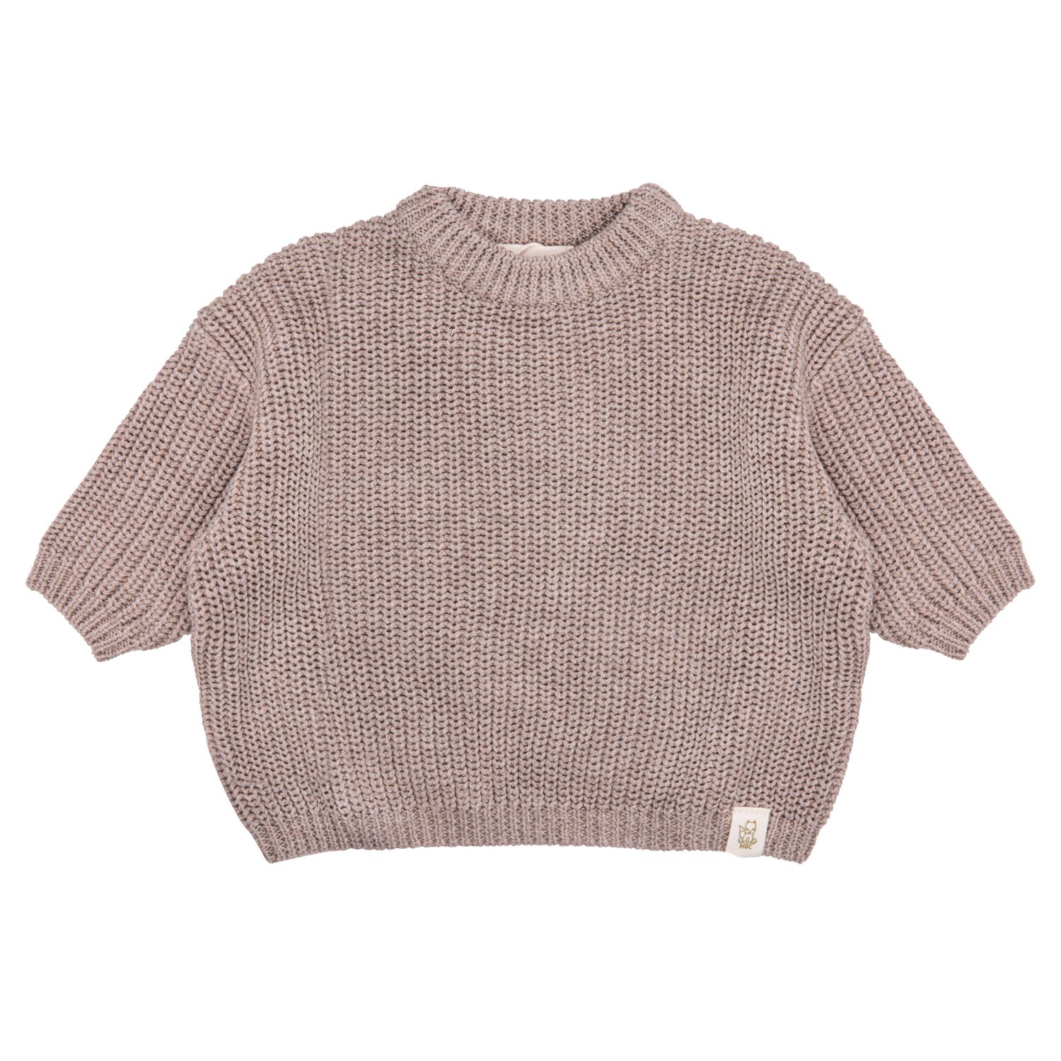 Maolie Big Knit oversized baby sweater Katoen