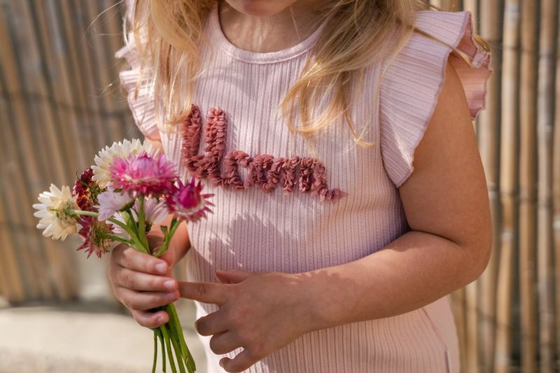 Little dutch Shirt mouwloos - Roze