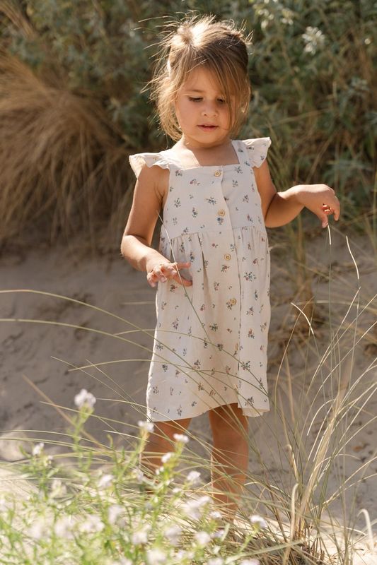 Little dutch Jurk - Mouwloos - Zand - Fairy Bloom