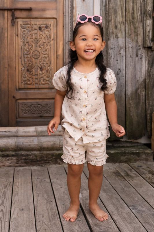 Little Dutch Korte broek - Zand - Fairy Bloom