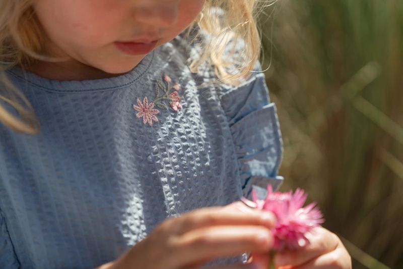 Shirt mouwloos - Blauw