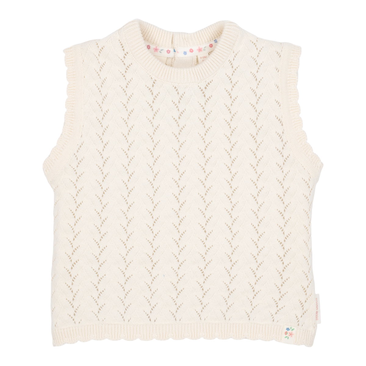 Little dutch Singlet gebreid - Wit