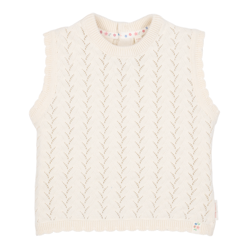 Little dutch Singlet gebreid - Wit