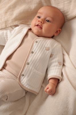 Feetje Honey Bear omkeerbaar jasje   Offwhite