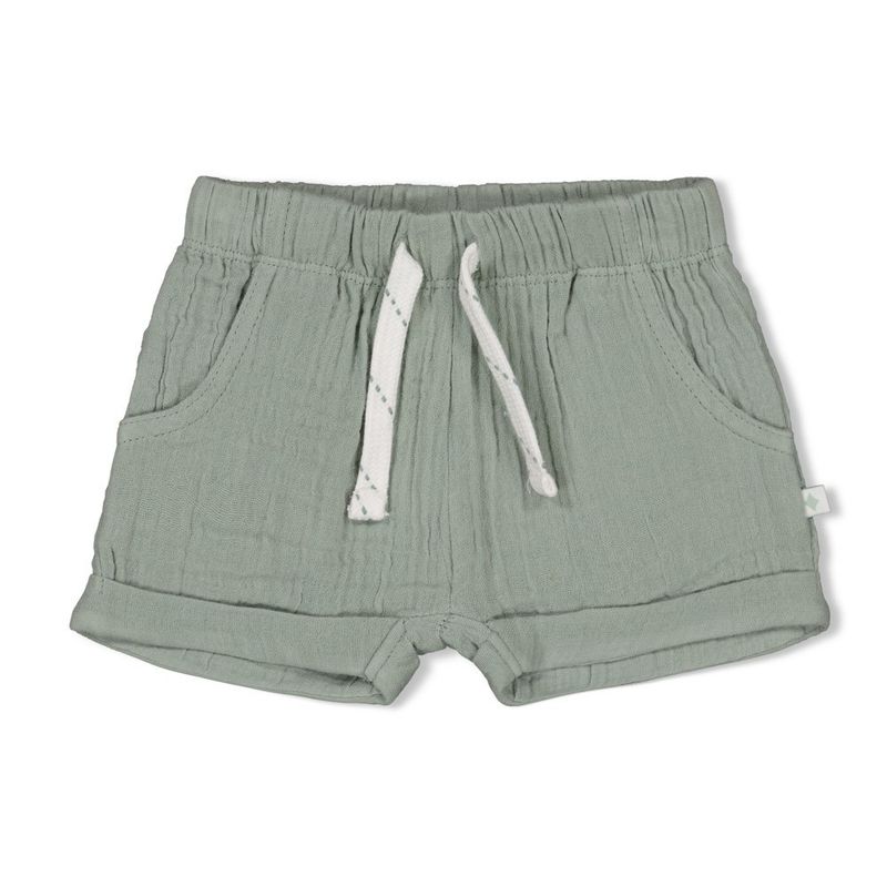 Feetje Short mousseline Sumer Woven Zeegroen