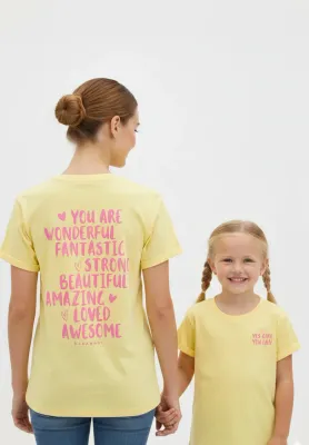 Shirt DLUCIA "yes girl you can" Dochter en Mama