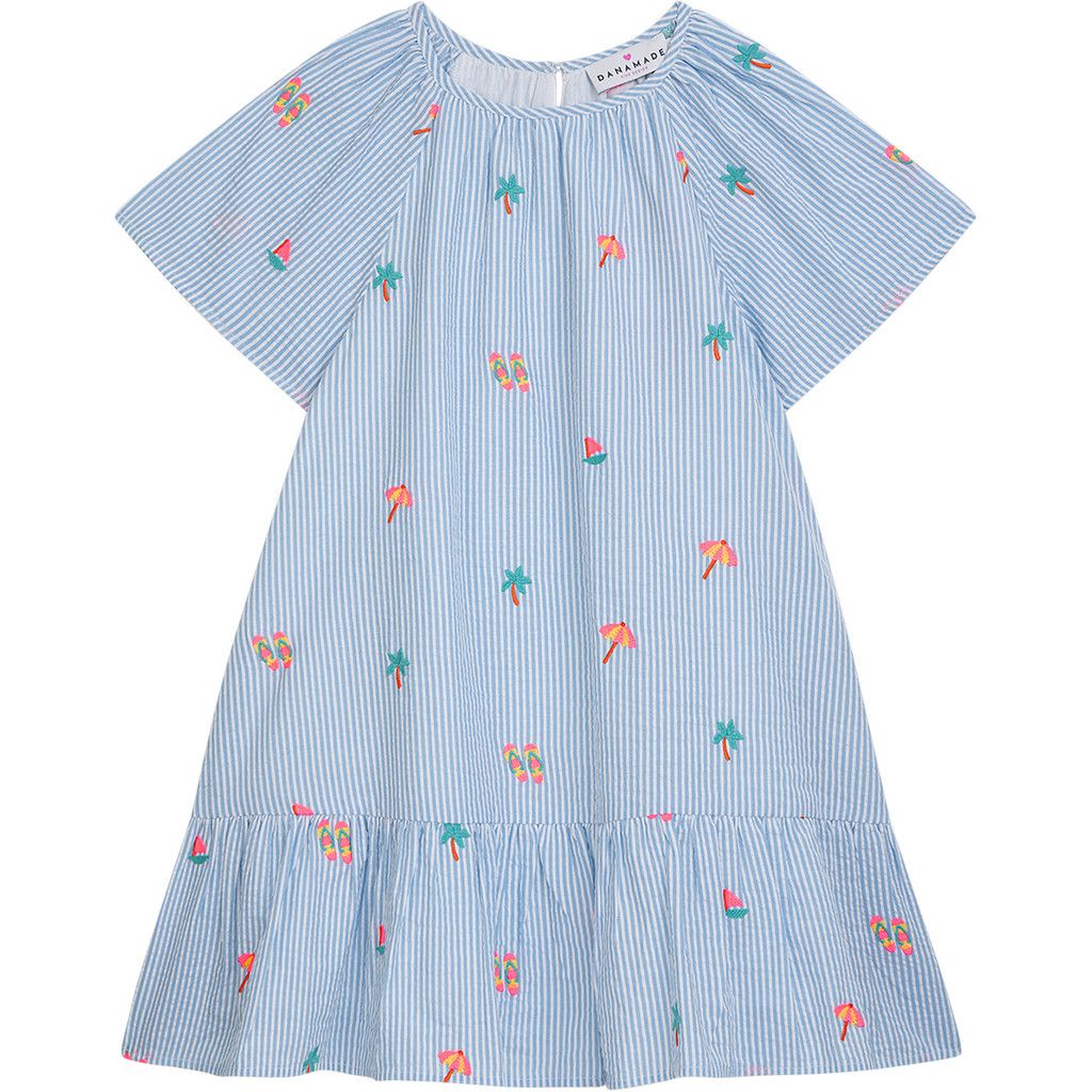 Kleedje DJANE blauw gestreept