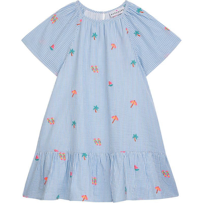 Kleedje DJANE blauw gestreept