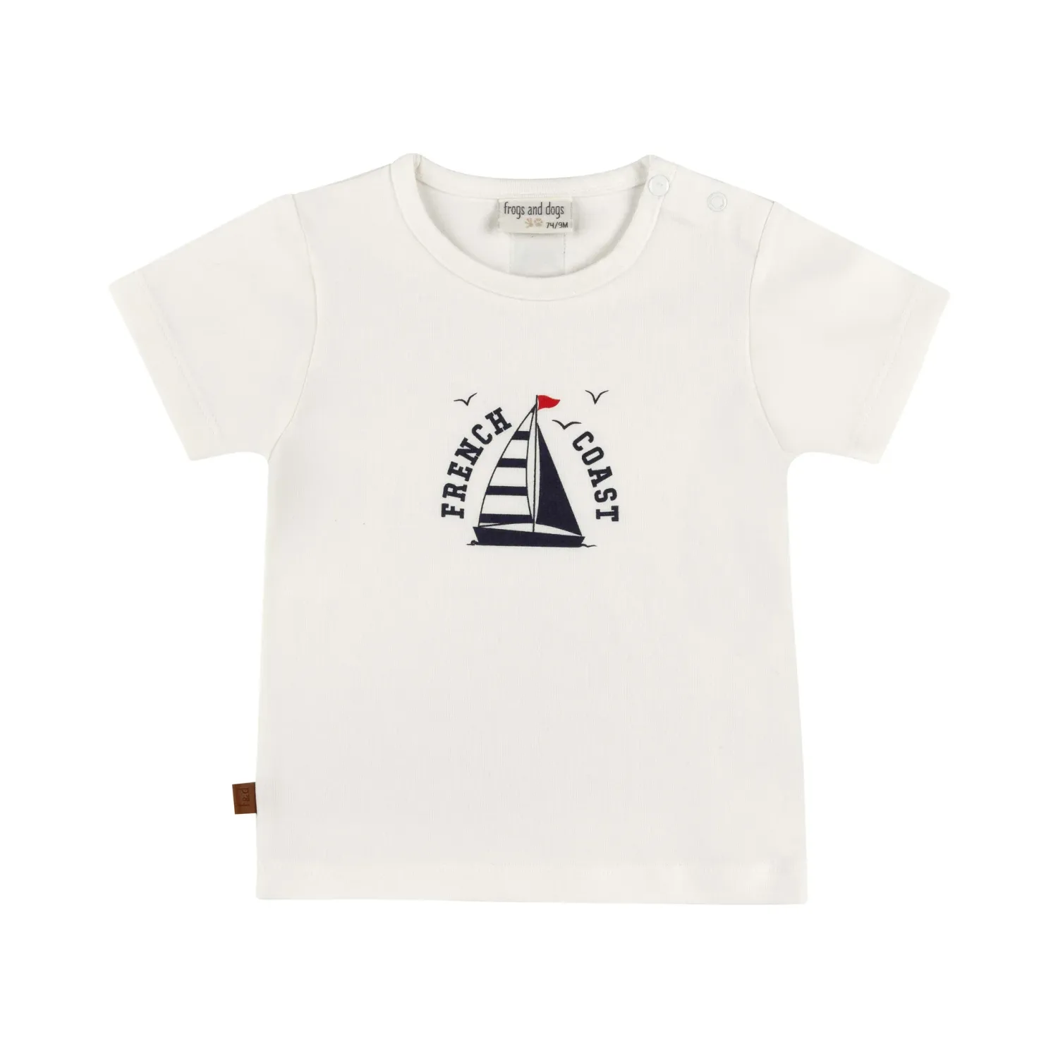 T-Shirt Sail Boat Baby | White Alyssum