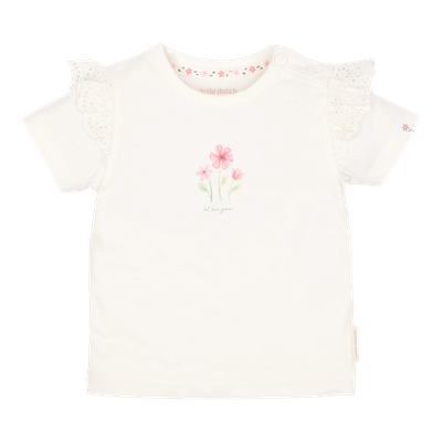 LD Shirt korte mouw - Wit - Bloemen