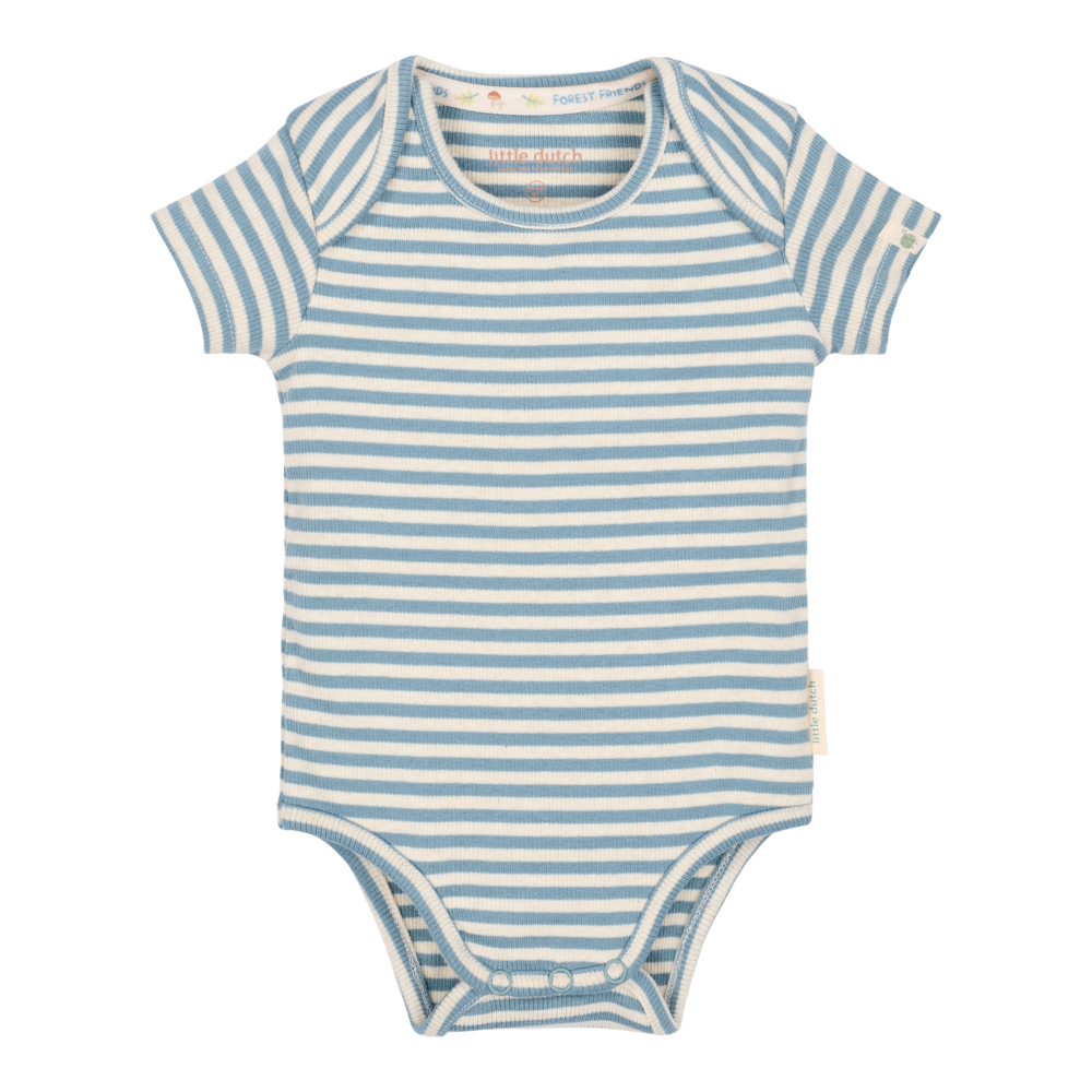 LD Gestreepte romper korte mouw - Blauw