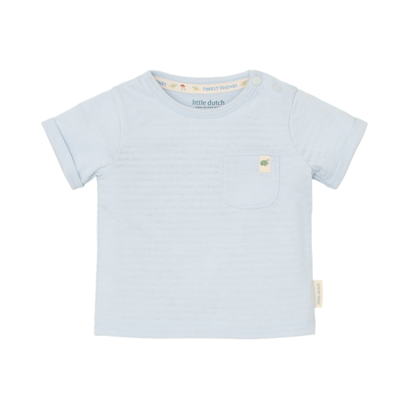 LD Gestreept shirt korte mouw - Blauw