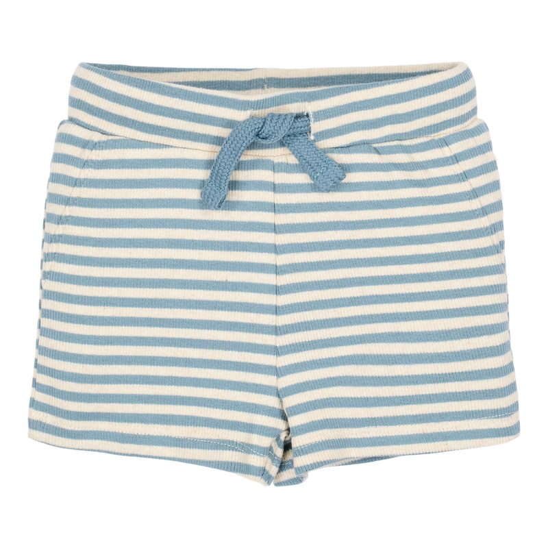 LD Gestreepte korte broek - Blauw