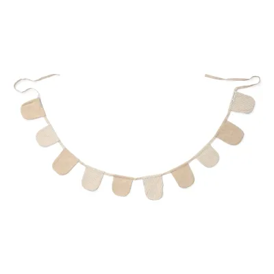 Essentials Slinger met vlaggetjes - Beige - Essentials