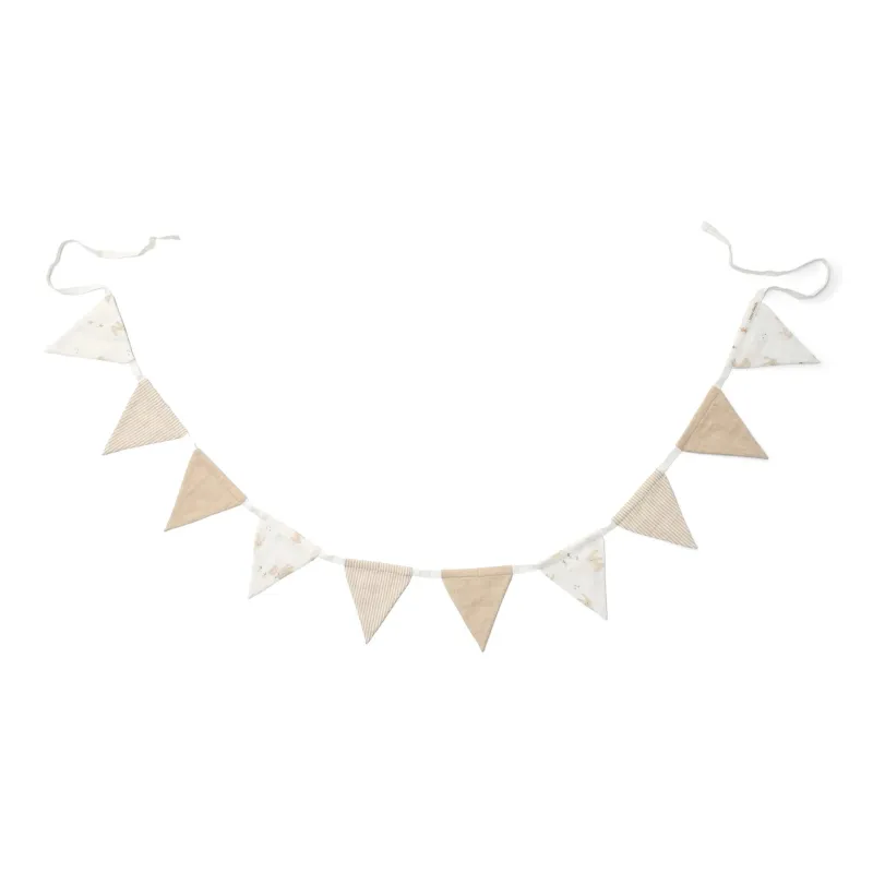 Slinger met vlaggetjes - Wit - Newborn Naturals - Baby Bunny