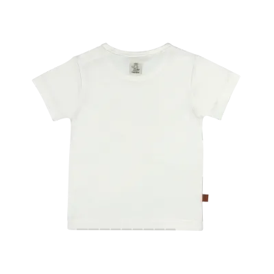 F & D T-Shirt Croco Amigo Baby | Witte Alyssum