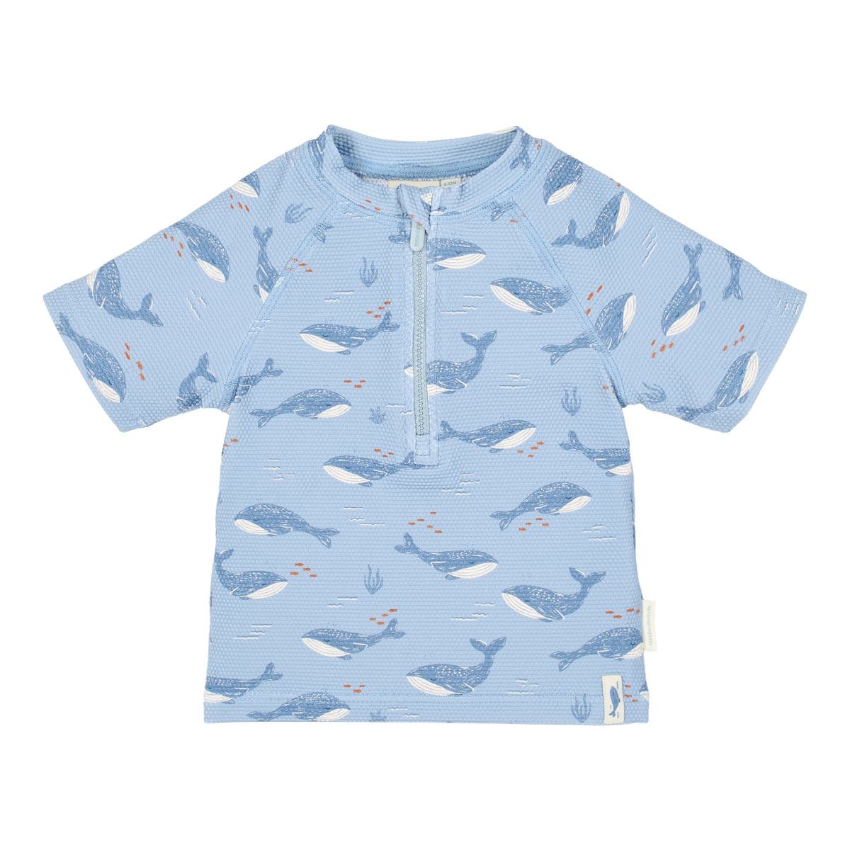 LD Zwemshirt korte mouw - Blauw - Ocean Splash
