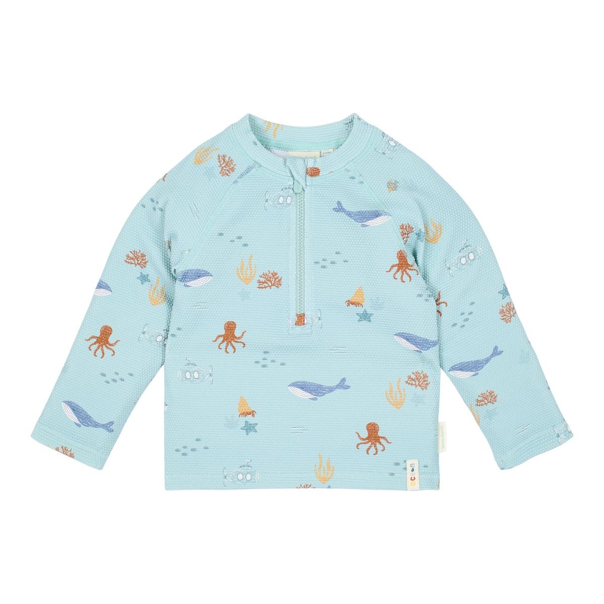 LD Zwemshirt lange mouw - UPF 40 - Groen - Ocean Friends