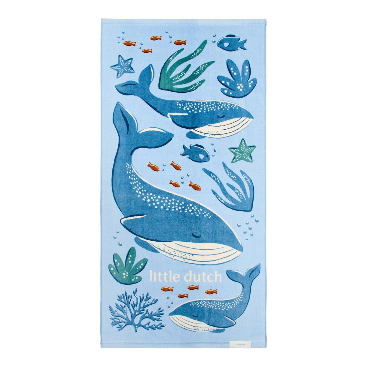 LD Strandhanddoek - Blauw - Ocean Splash