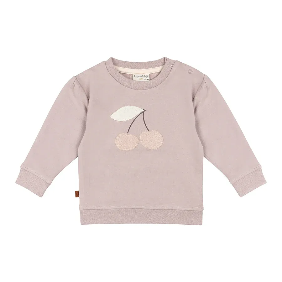 F &amp; G Trui Chérie Kids | Wolk grijs
