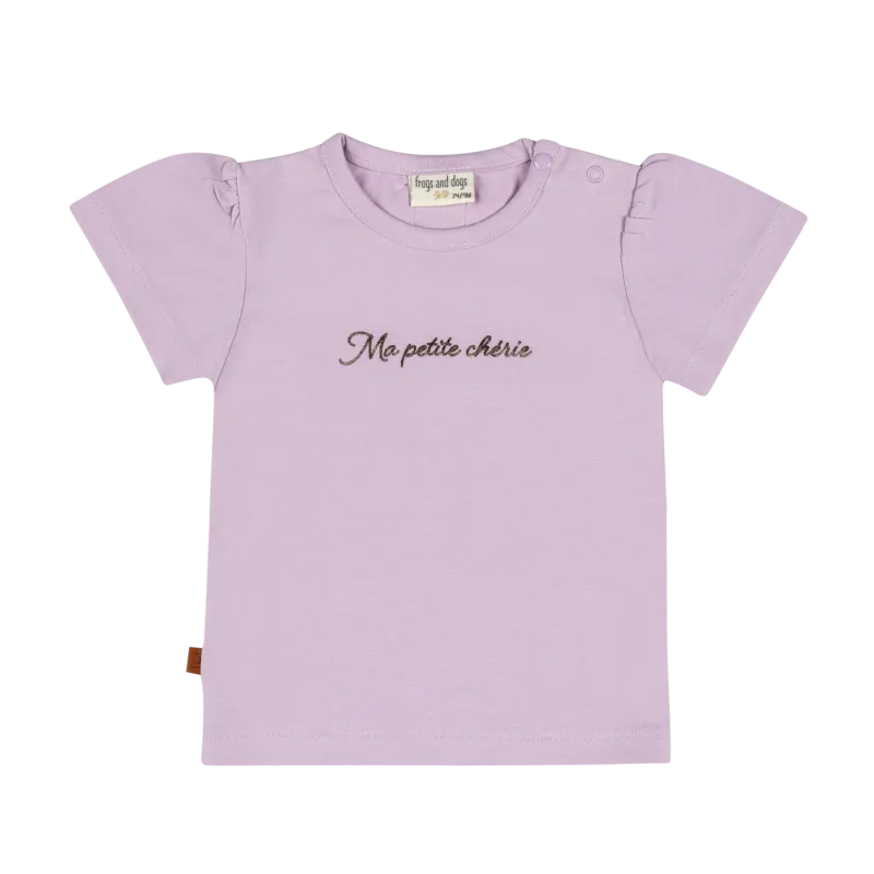 F &amp; D T-shirt Petite Chérie Kids | Lavendel vorst