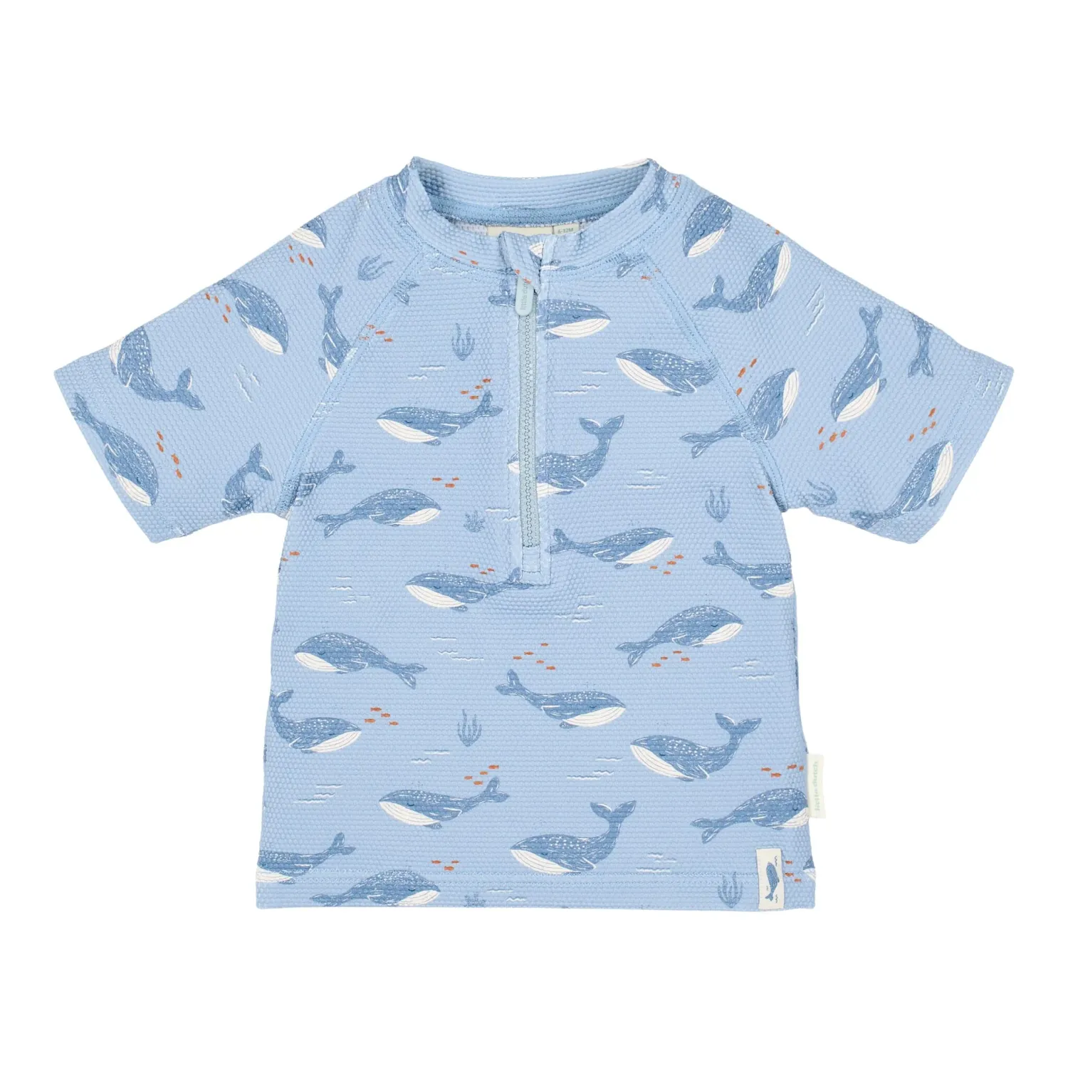 LD Zwemshirt korte mouw - Blauw - Ocean Splash