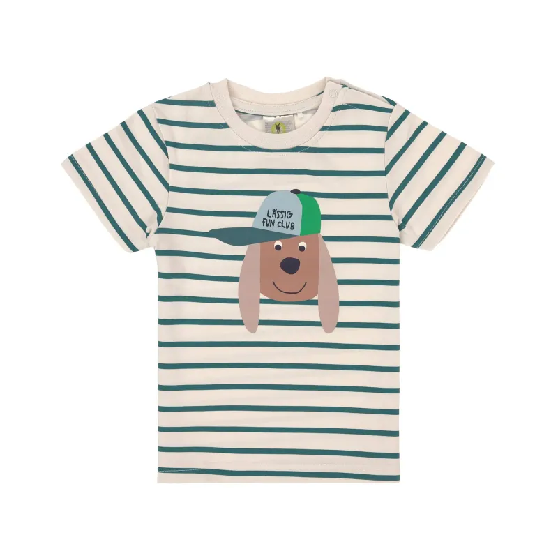 Lässig Kinder T-shirt - Biologisch katoen, hondenstrepen