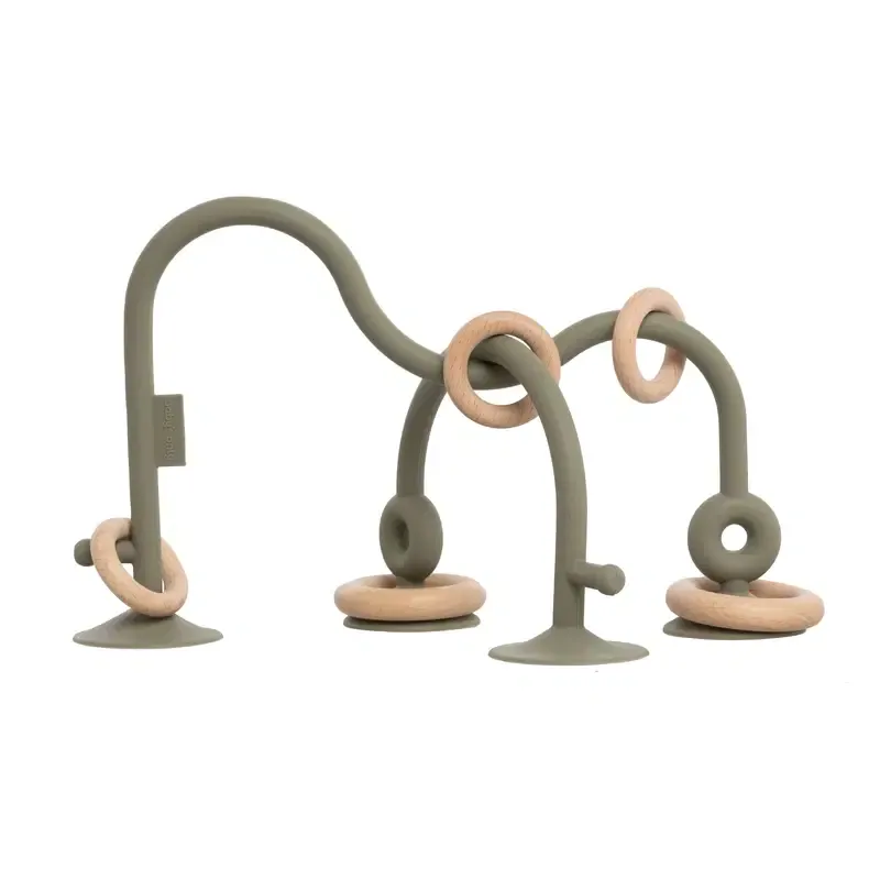 Kralenspiraal warm linen