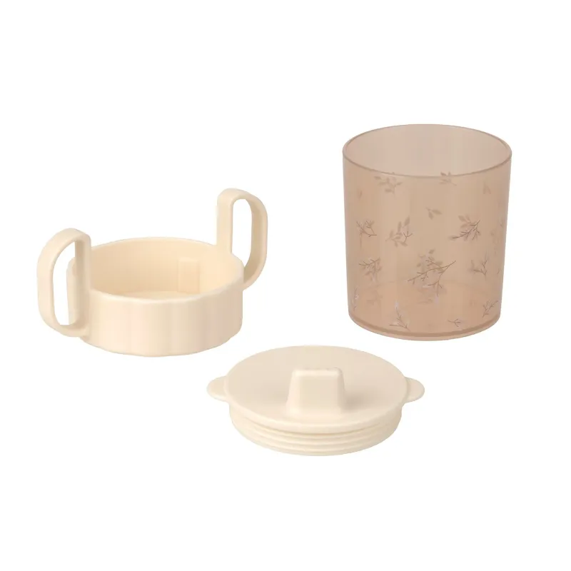 Drinkbeker, bladeren