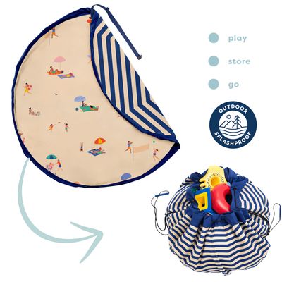 Play &amp; Go outdoor speelkleed &amp; opbergzak - beach