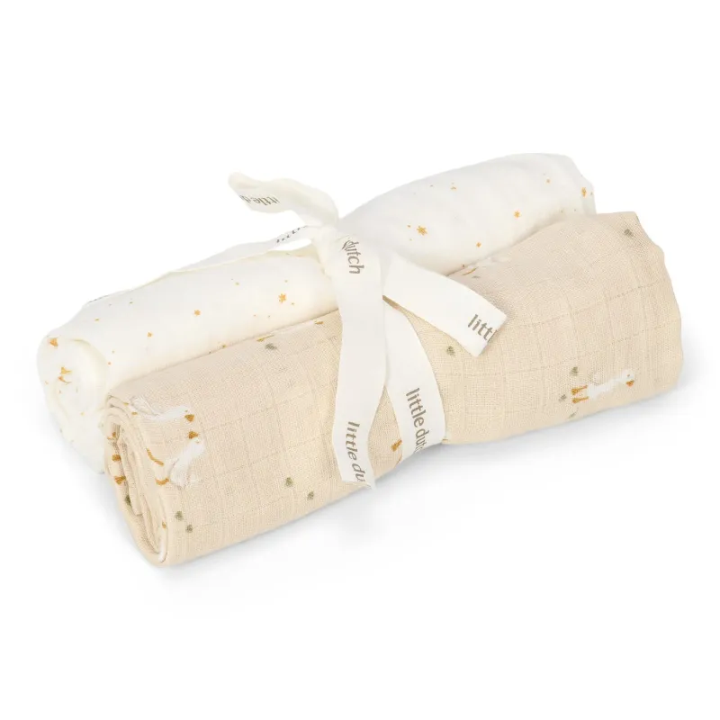 Swaddle - Beige - Newborn Naturals - Little Goose