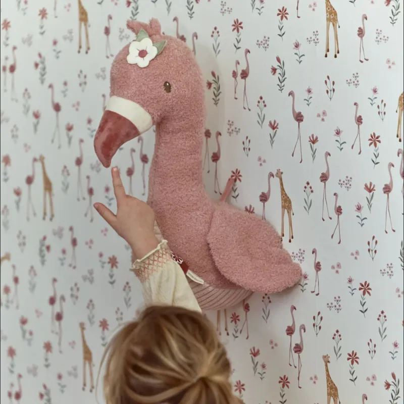 Dierenkop Flamingo - Roze