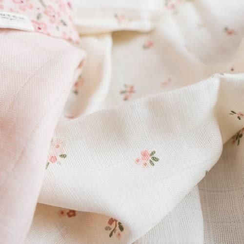 Swaddle - Wit - Maat 120 cm - Fairy Garden - Fairy Blossom