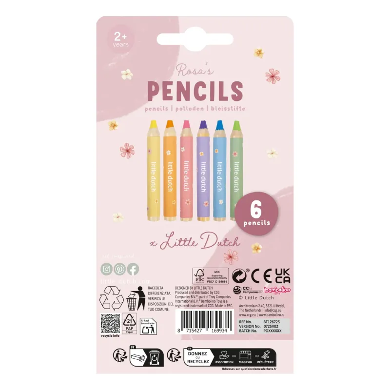Potloden - Meerkleurig - Essentials - Rosa