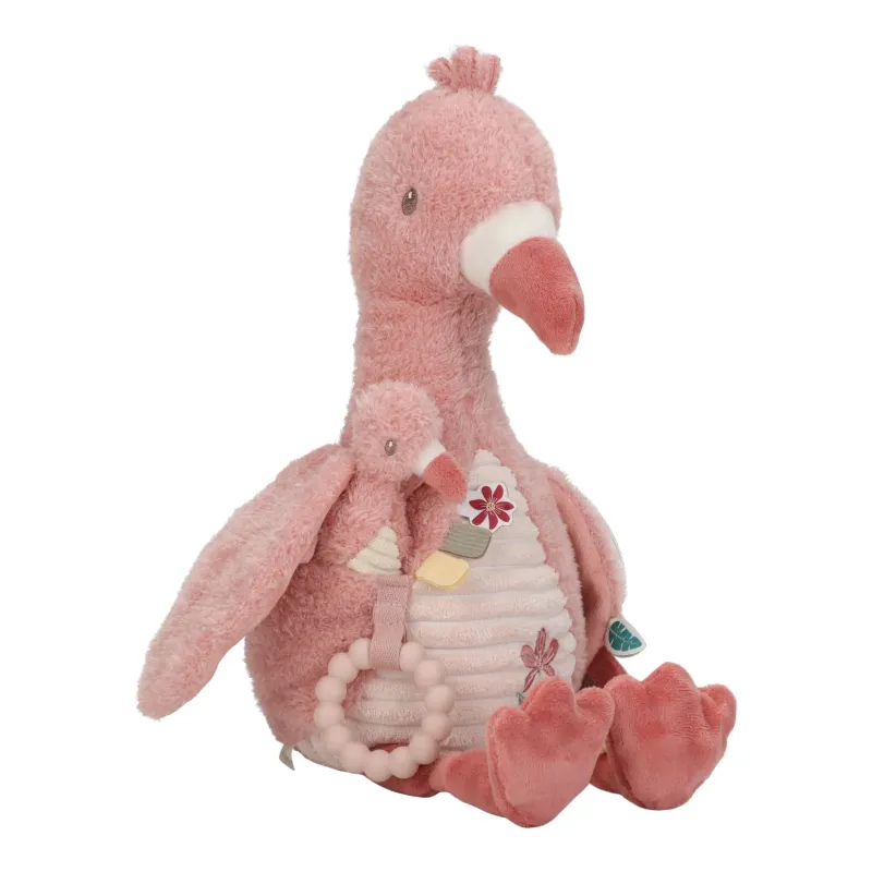 Safari Friends Activiteitenknuffel Flamingo - Roze